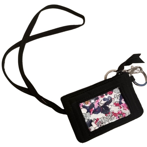 Vera Bradley Ultralight Black Go Ahead Crossbody, Wallet, ID,Lanyard Set Soldout - Picture 11 of 14